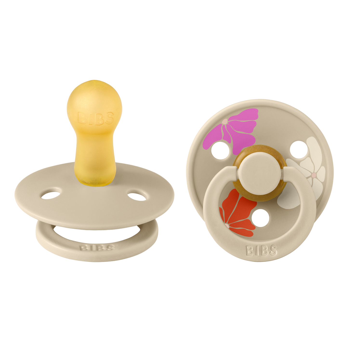 Bibs Pacifier Size 2 - Baby 6-18M (2pcs)-Studio Colour-Vanilla Mix