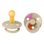 Bibs Pacifier Size 2 - Baby 6-18M (2pcs)-Studio Colour-Vanilla Mix