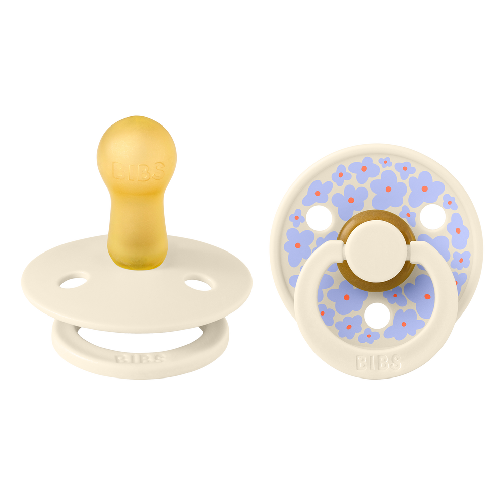 Bibs Pacifier Size 2 - Baby 6-18M (2pcs)-Studio Colour-Ivory Mix