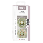 Bibs Pacifier Size 2 - Baby 6-18M (2pcs)-Studio Colour-Sage Mix
