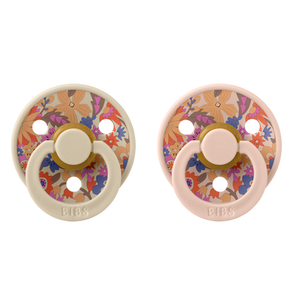 Bibs x Liberty 2 PACK Colour June Blossom Latex Size 2 Blush Mix