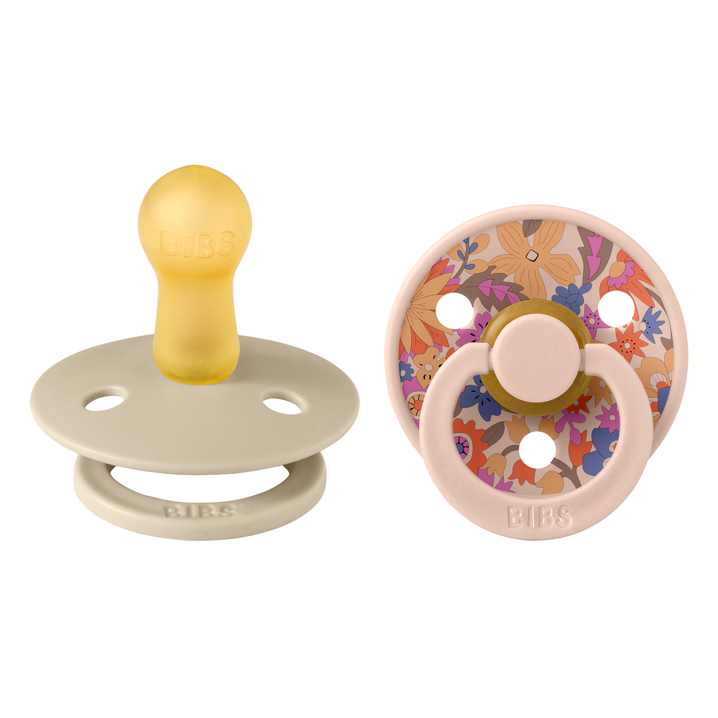 Bibs x Liberty 2 PACK Colour June Blossom Latex Size 2 Blush Mix