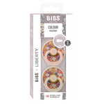 Bibs x Liberty 2 PACK Colour June Blossom Latex Size 2 Blush Mix