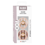 Bibs Pacifier Size 2 - Baby 6-18M (2pcs)-Studio Colour-Blush Mix
