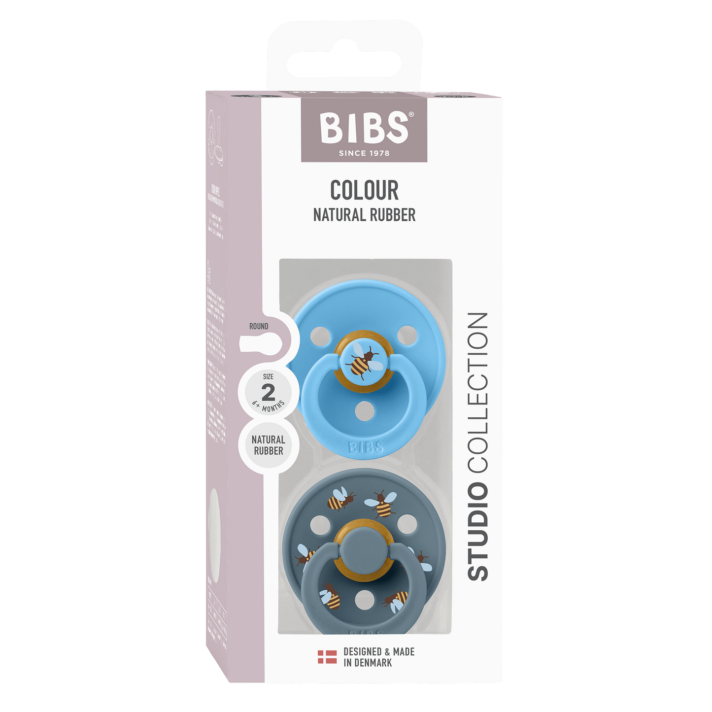 Bibs Pacifier Size 2 -Studio Colour-Breeze Mix