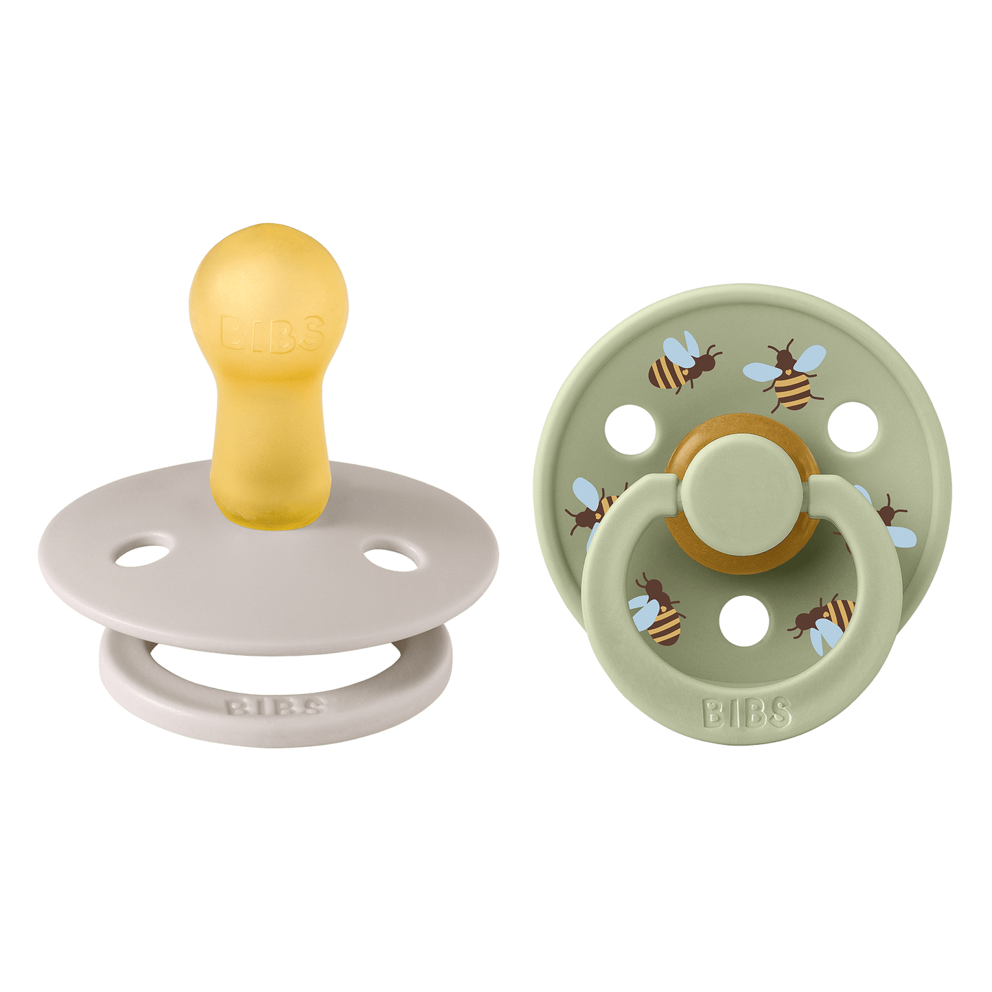 Bibs Pacifier Size 2 -Studio Colour-Mushroom Mix