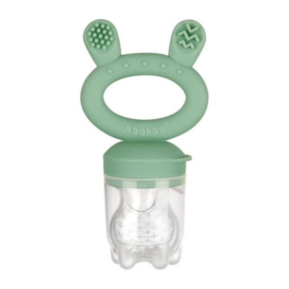 Haakaa -Fresh Food Feeder and Cover Set -Pea Green