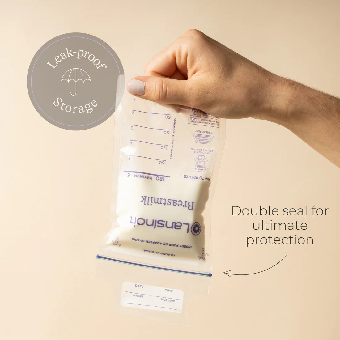 Lansinoh Breastmilk Storage Bags (Pack of 50)