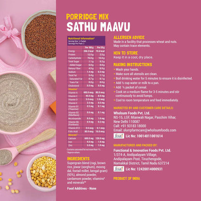 Slurrp Farm-Sathu Maavu Porridge Mix