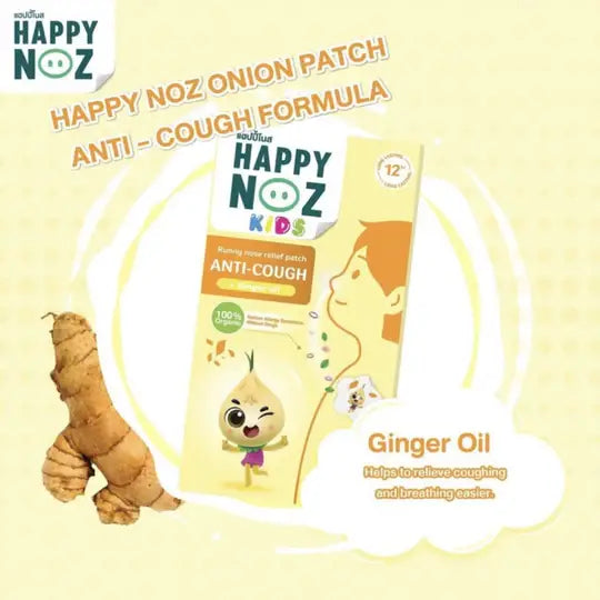 Happy Noz-Organic Onion Sticker-Anti Cough Formula