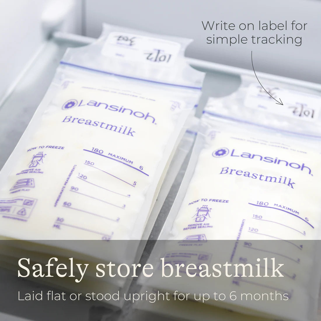 Lansinoh Breastmilk Storage Bags (Pack of 50)