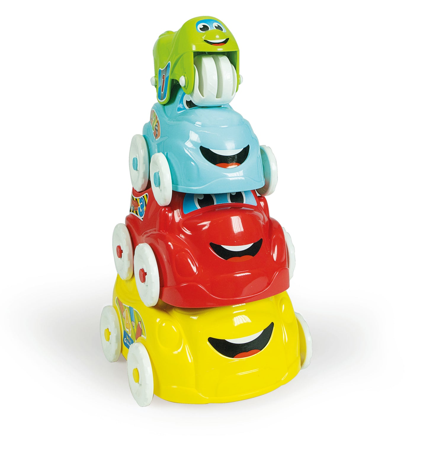 Clementoni -Fun Vehicles Hide & Stack