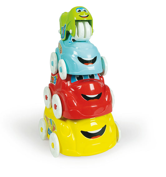 Clementoni -Fun Vehicles Hide & Stack