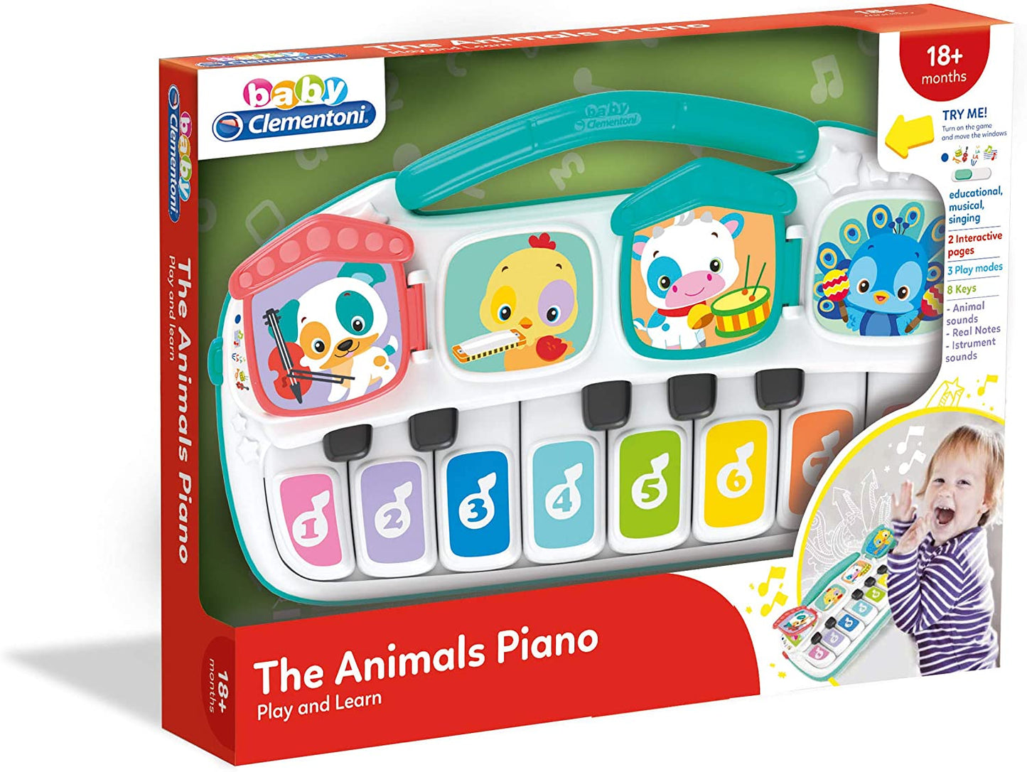 Clementoni-Baby Animals Piano