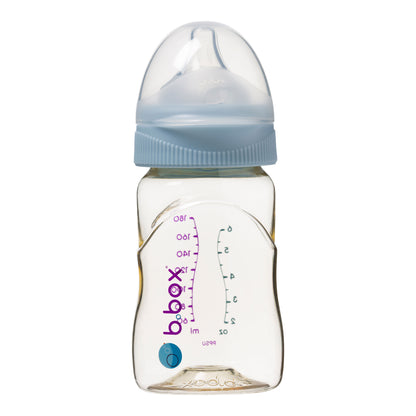 PPSU Baby Bottle - 180ml Lullaby Blue