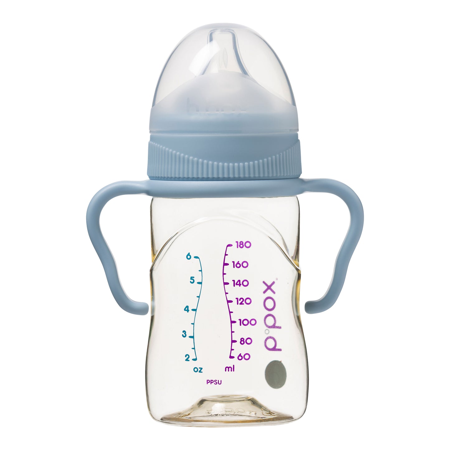 PPSU Baby Bottle - 180ml Lullaby Blue