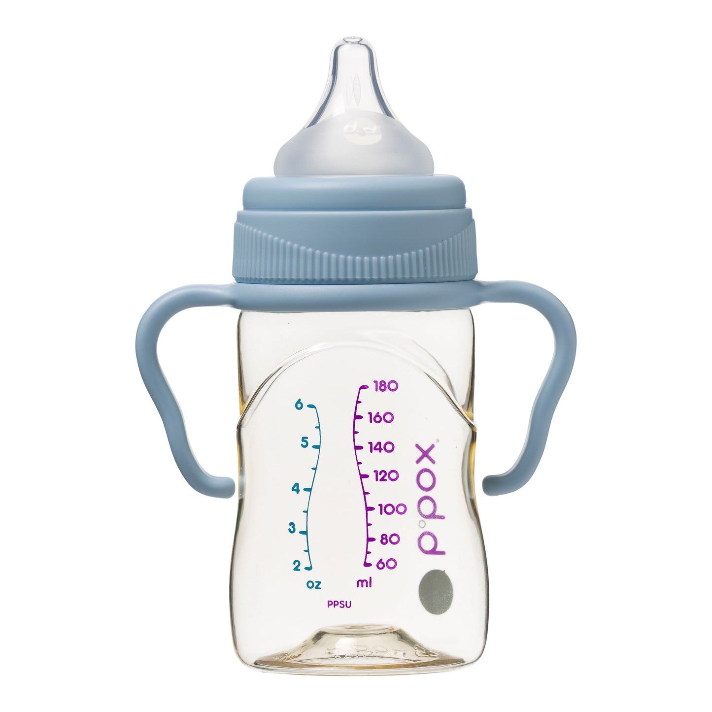 PPSU Baby Bottle - 180ml Lullaby Blue