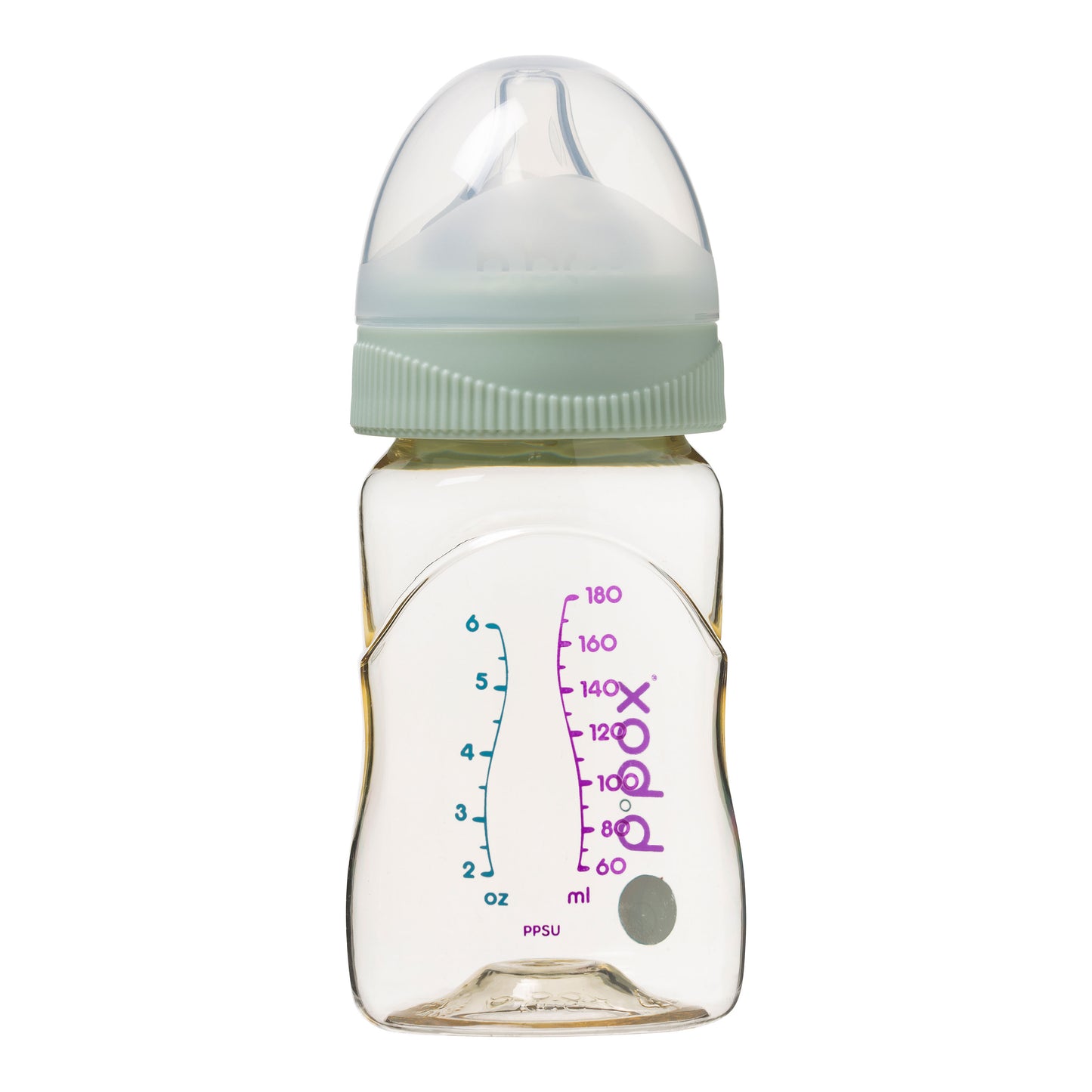 PPSU Baby Bottle - 180ml Sage