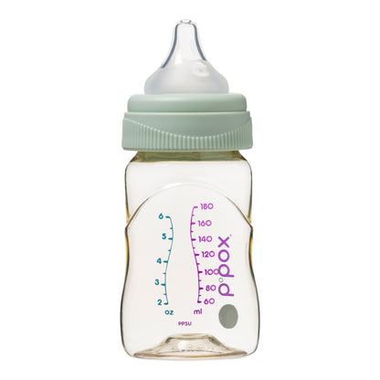 PPSU Baby Bottle - 180ml Sage