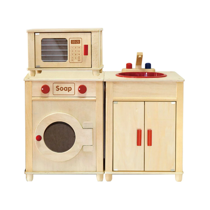 Viga - Natural Wooden Kitchen Set