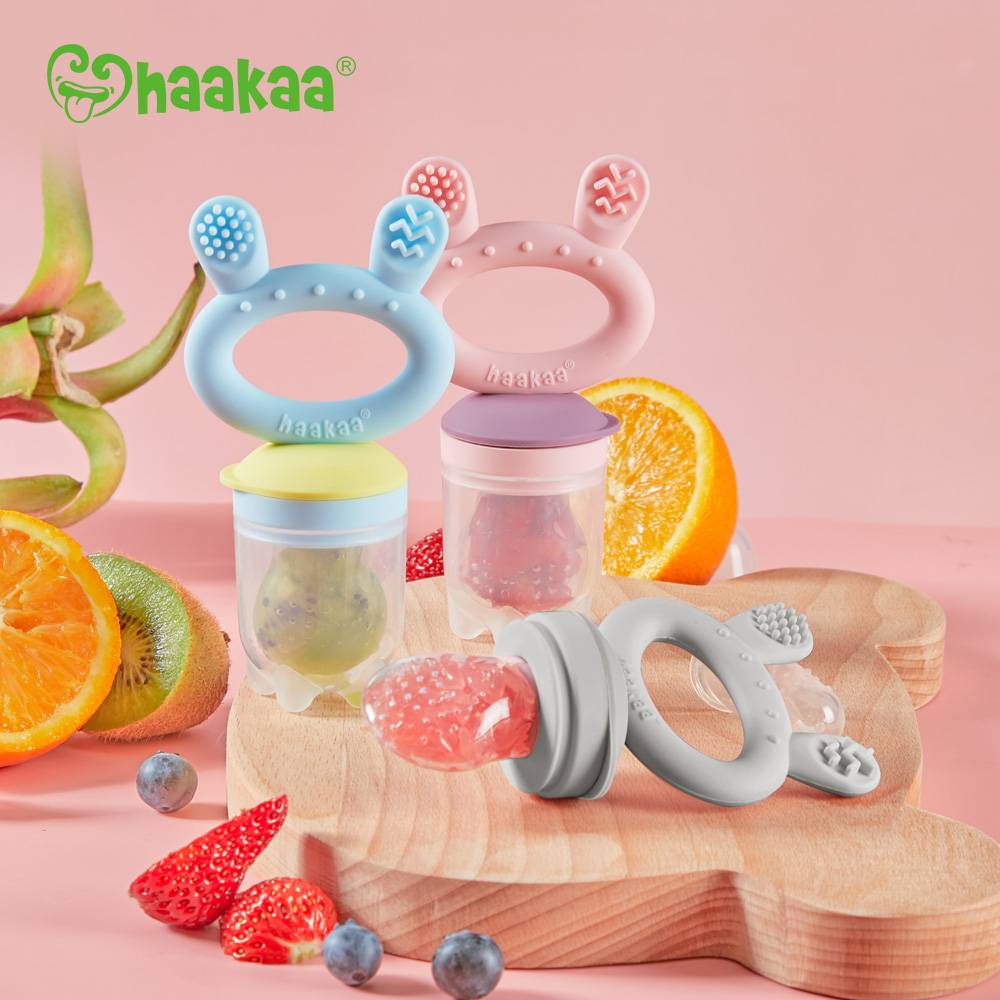 Haakaa - Fresh Food Feeder and Teether - Pink