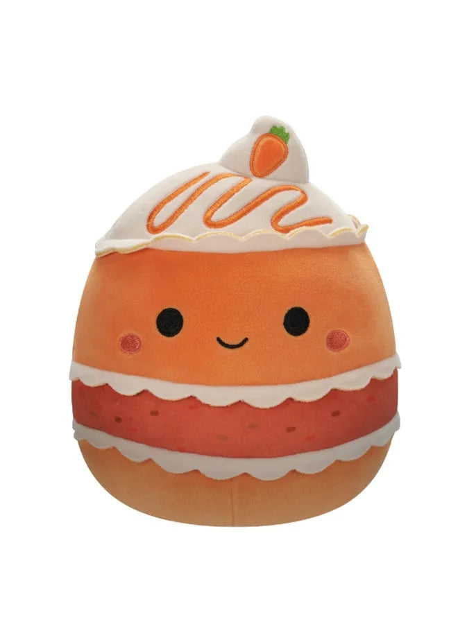 Squishmallows 7.5" Soft Toy -Scooter the Carrot Cake