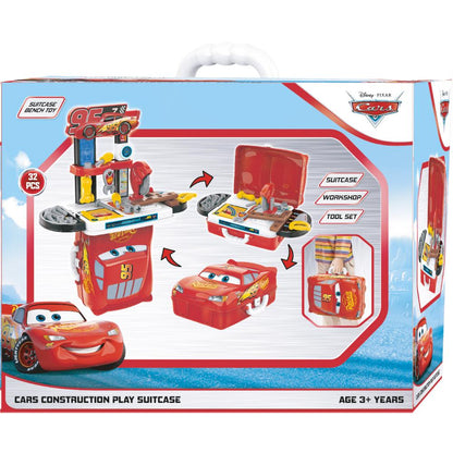 Disney - Cars Construction Play Suitcase - 32pcs