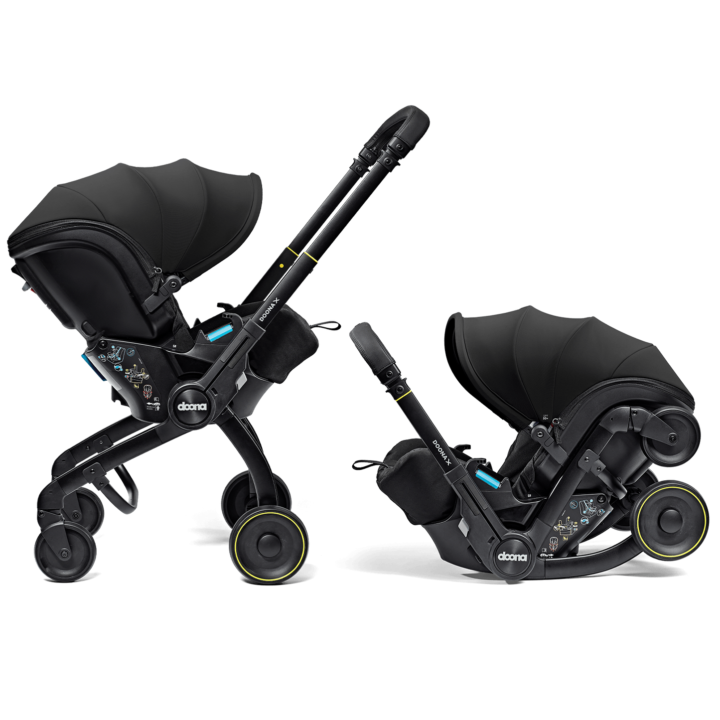 Doona X Car Seat & Stroller-Nitro Black