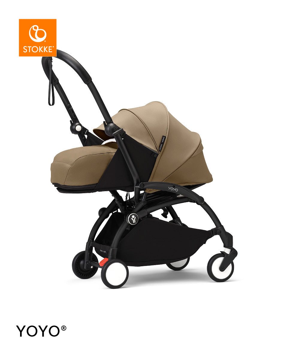 Stokke® YOYO³ stroller with newborn pack-Toffee