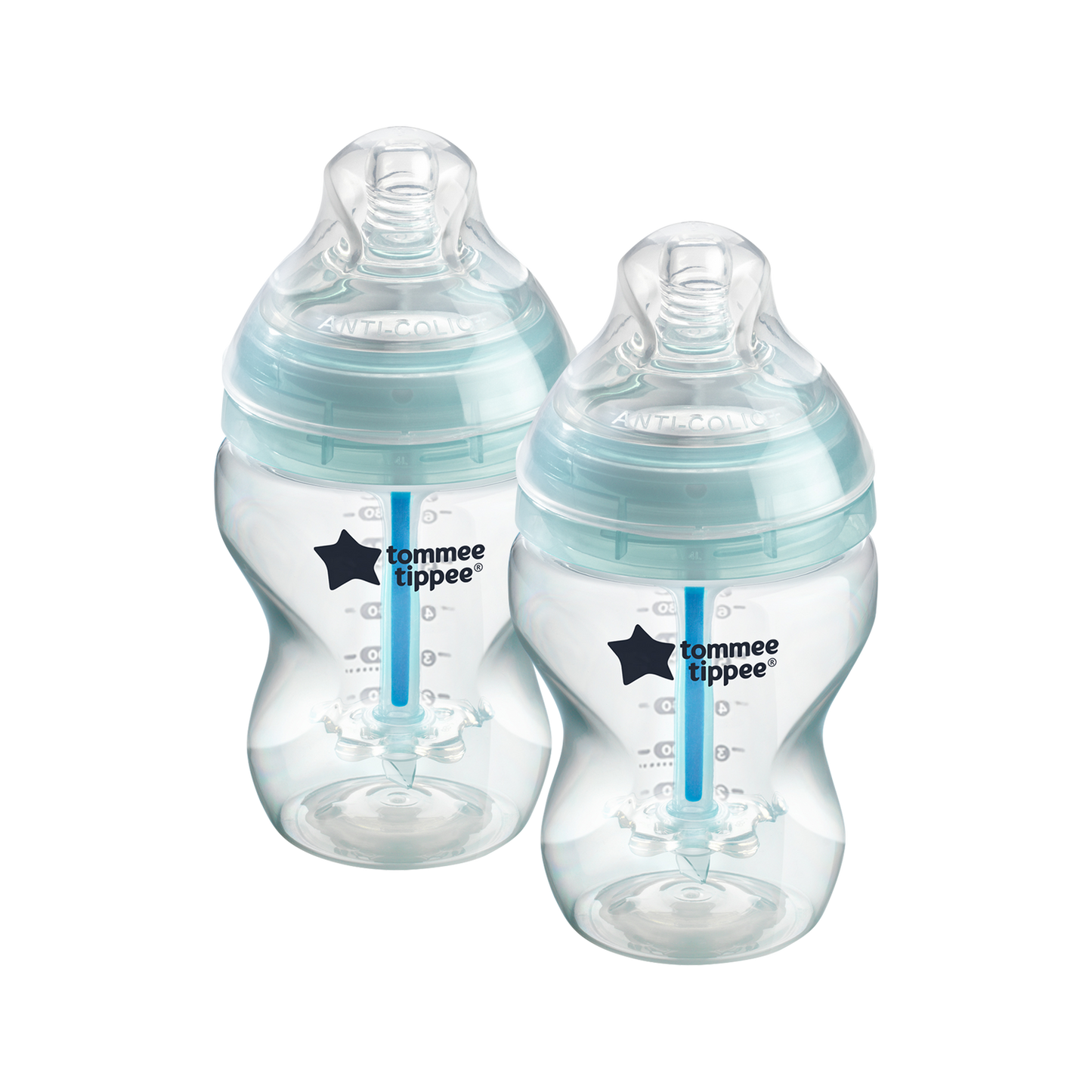 Tommee Tippee Advanced Anti-Colic Feeding Bottle, 260ml x2