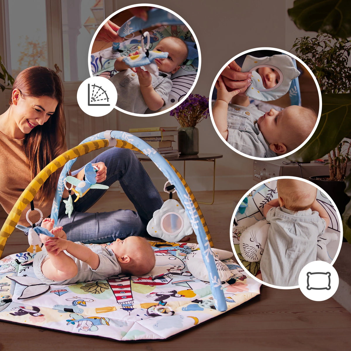 Kinderkraft - Mata Education Smartplay Sea Mat - 12 Balls