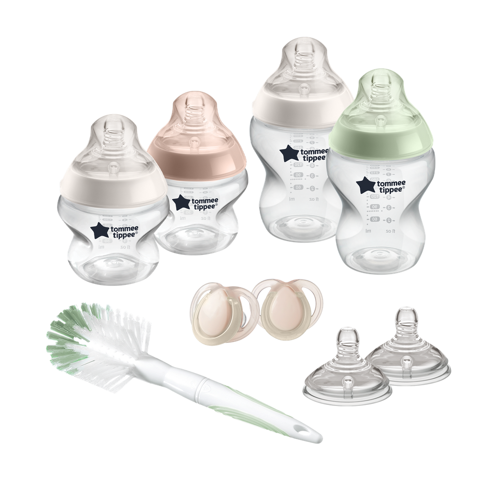 Tommee Tippee Closer to Nature Feeding Bottle Kit- Clear