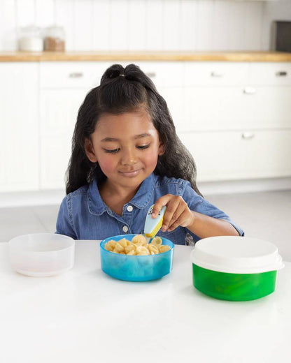 Skip Hop Zoo Smart Serve Non-Slip Bowls-Giraffe