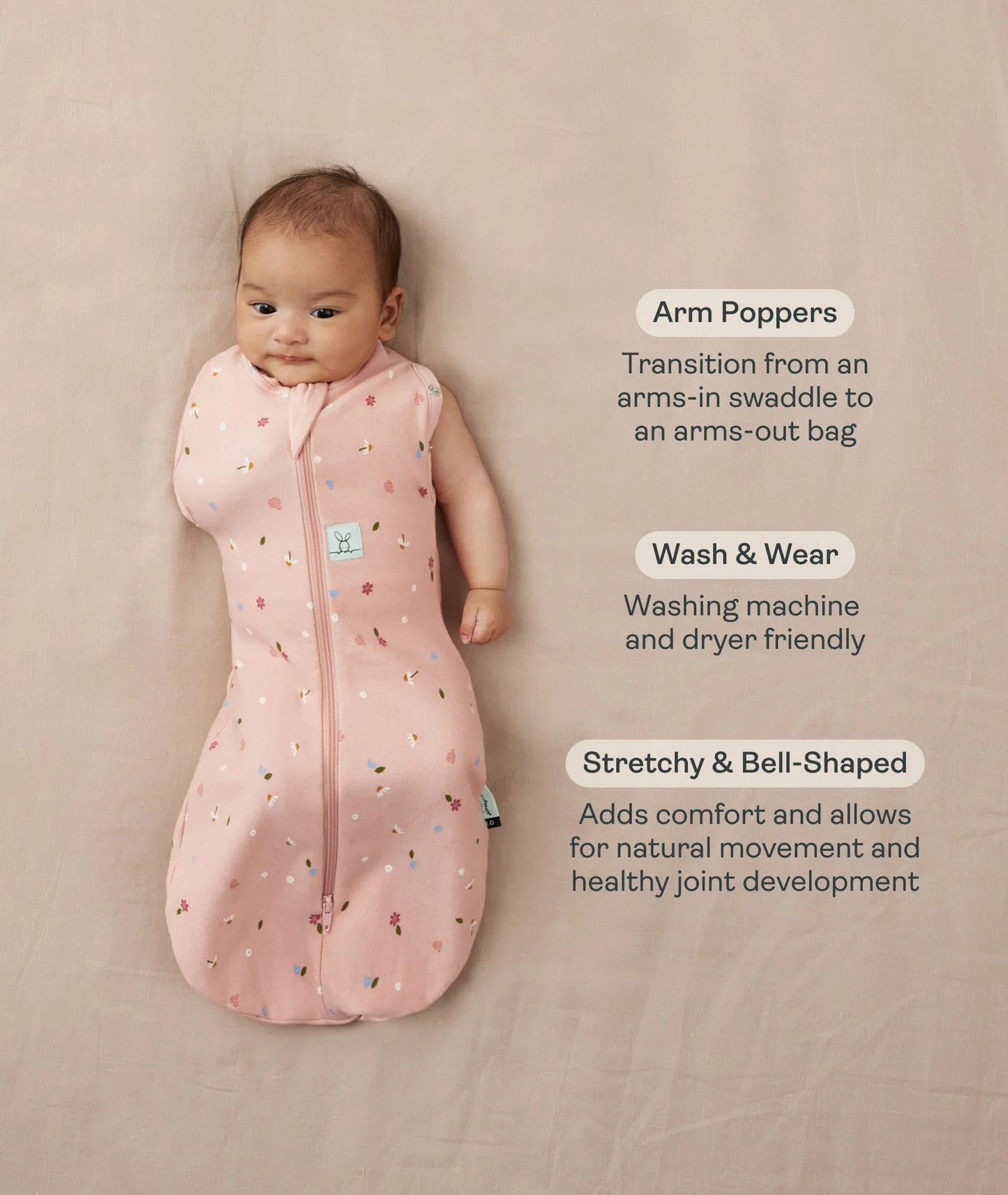 Ergo Pouch - Cocoon Swaddle Bag -TOG(0.2)-Petite Pretzel