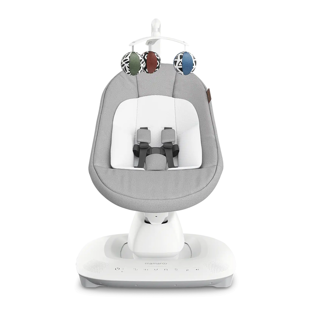 grey melange uppababy UPPAbaby Mamaroo Baby Swing | 5 Motions, Bluetooth
