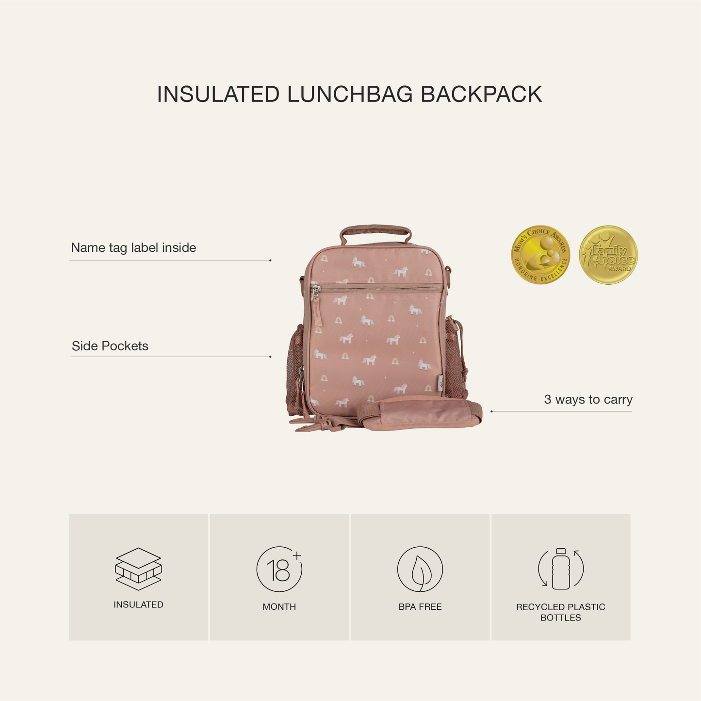 Citron-Classic Lunchbag- Vehicles