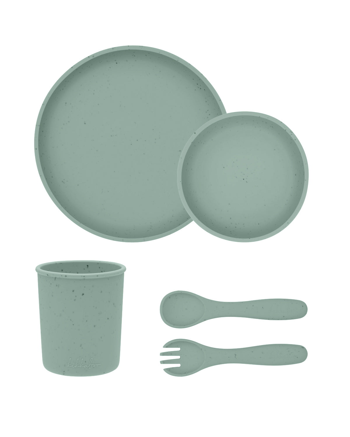 Feeding set 5 pcs Platinum Silicone Sage-Kikkaboo