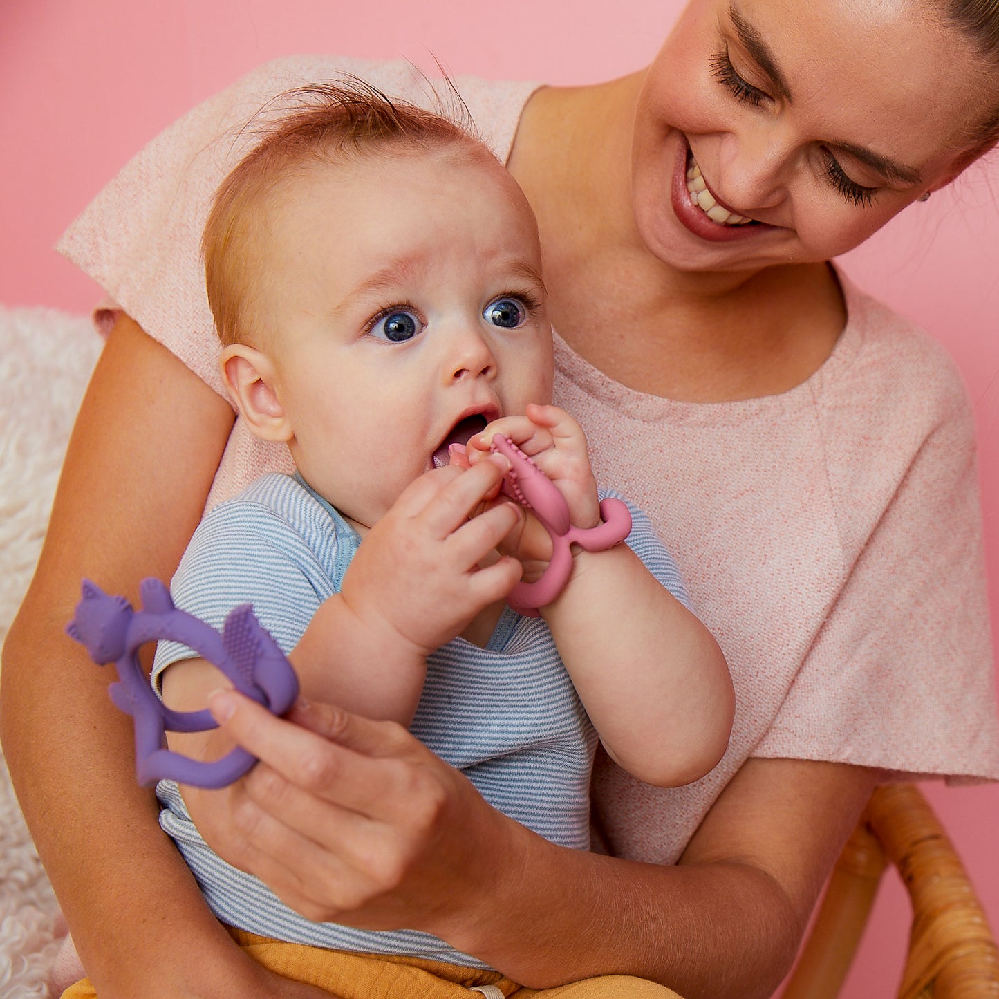 Wrist Teether - Peony