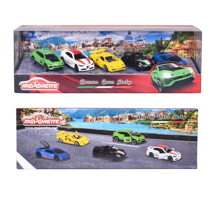 Majorette - Dream Cars Italy, 5 pieces giftpack