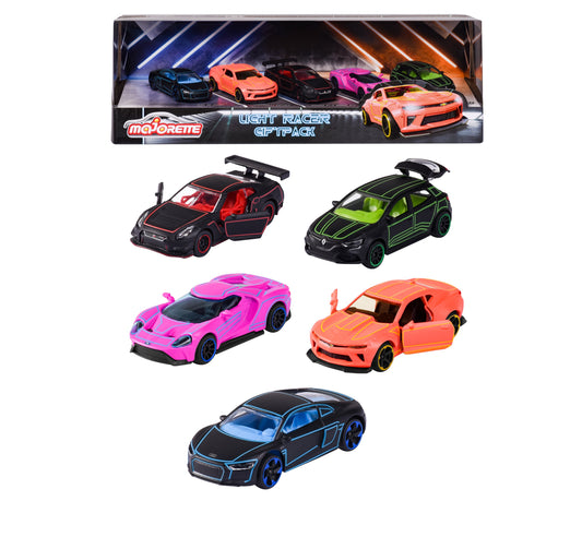 Majorette - Light Racer 5 Pieces Giftpack