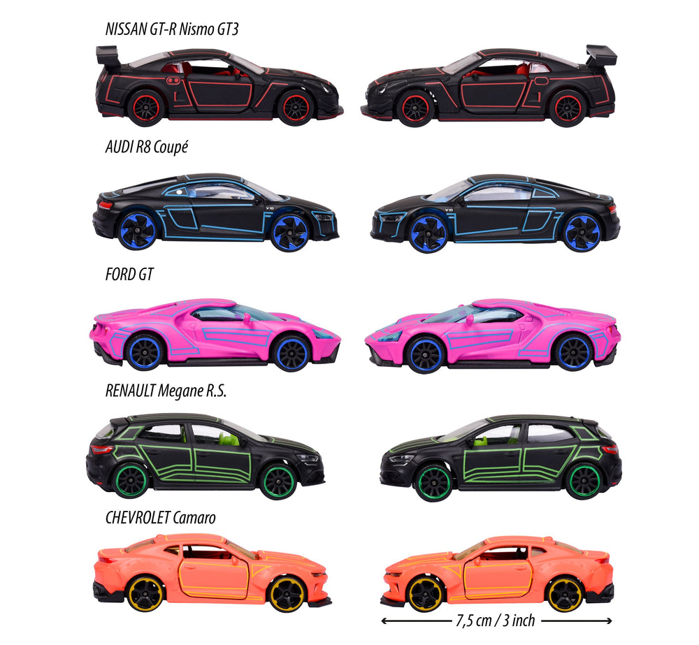 مجموعة  Light Racer مكونة من 5 مركبات 
