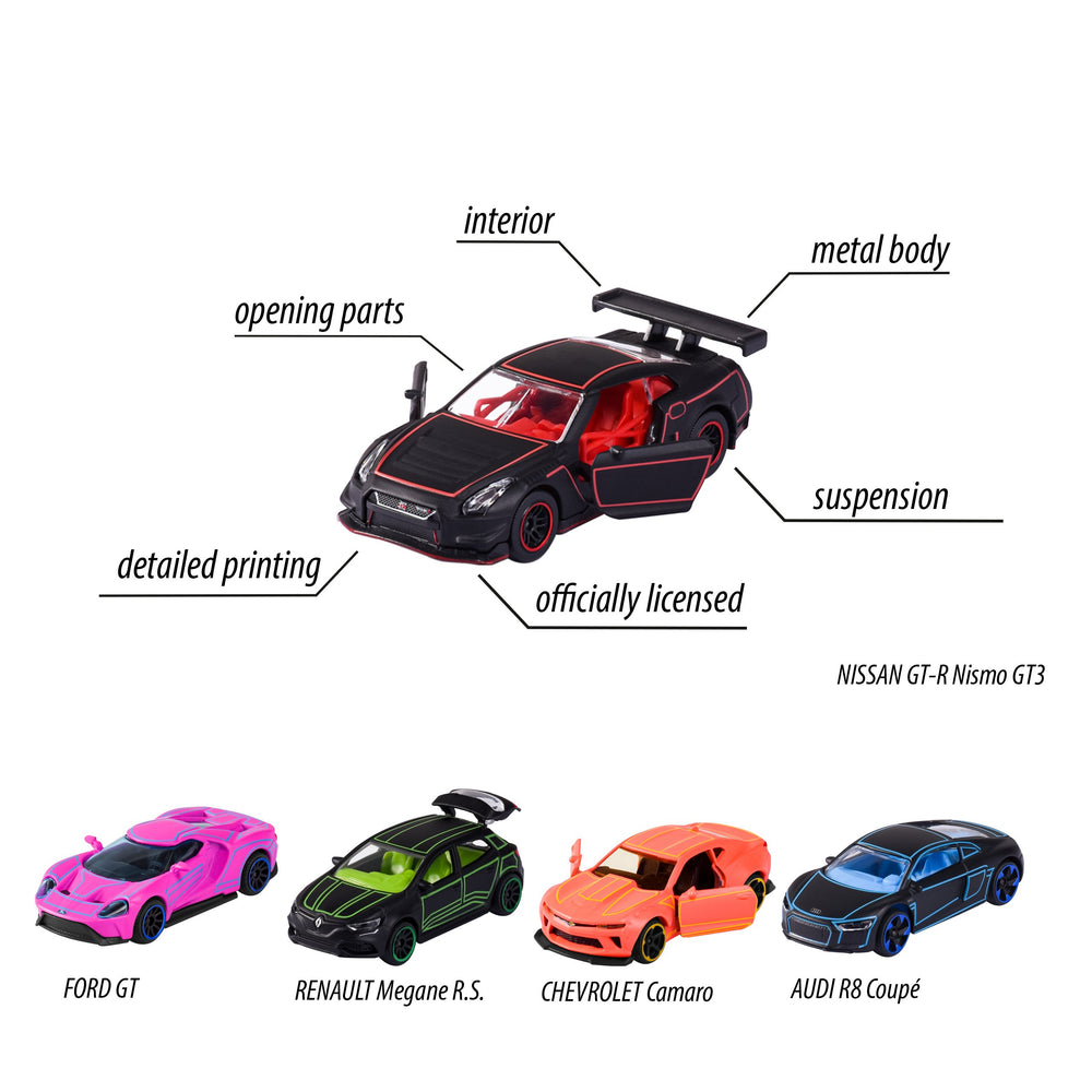 مجموعة  Light Racer مكونة من 5 مركبات 