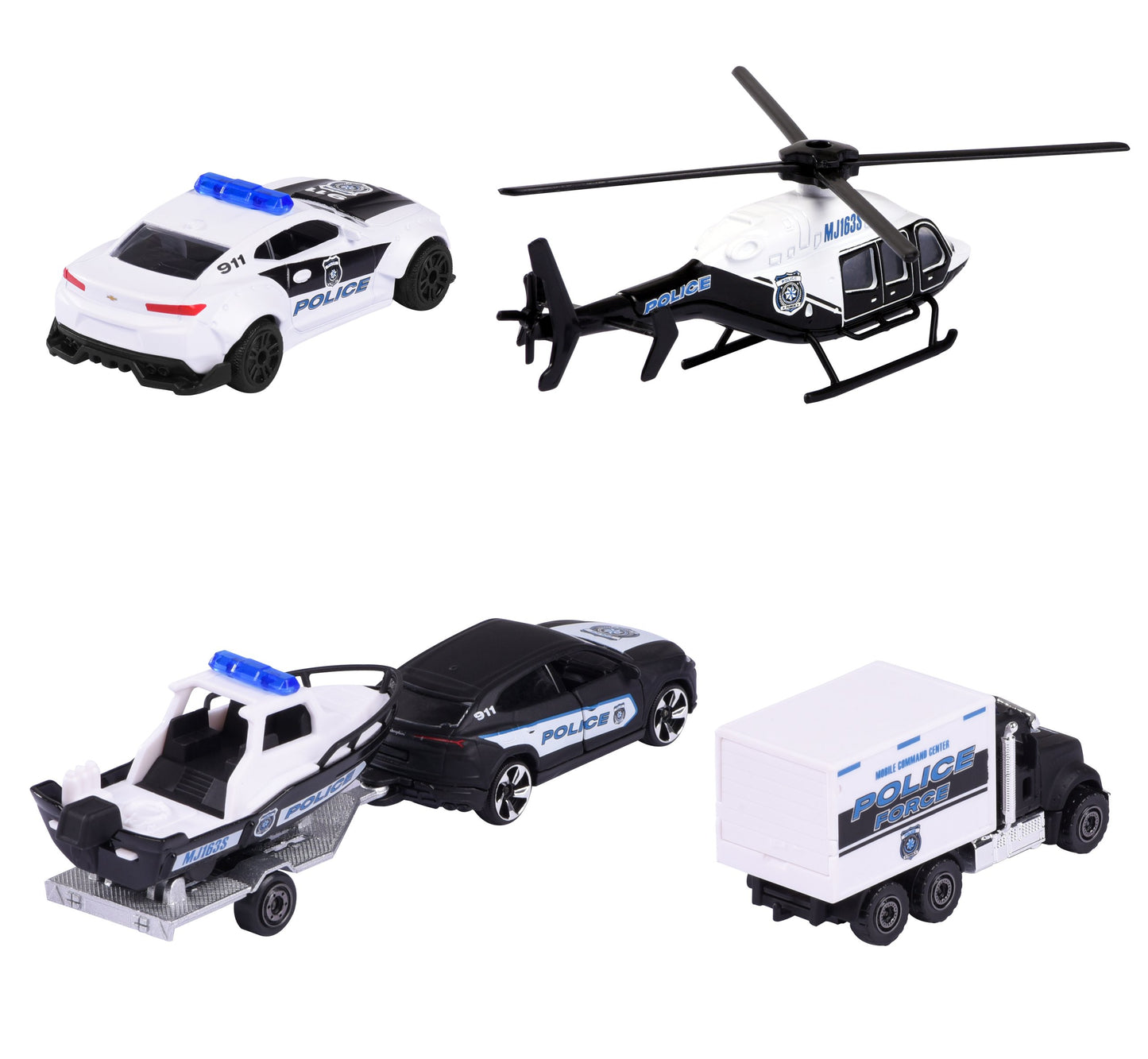 Majorette - Police Force 4 Pieces Giftpack