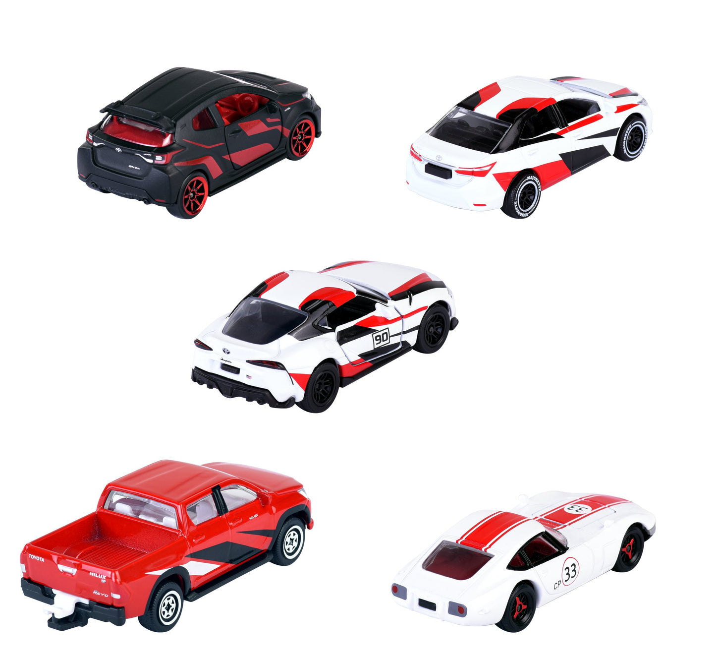 Majorette - Toyota Racing 5 Pieces Giftpack