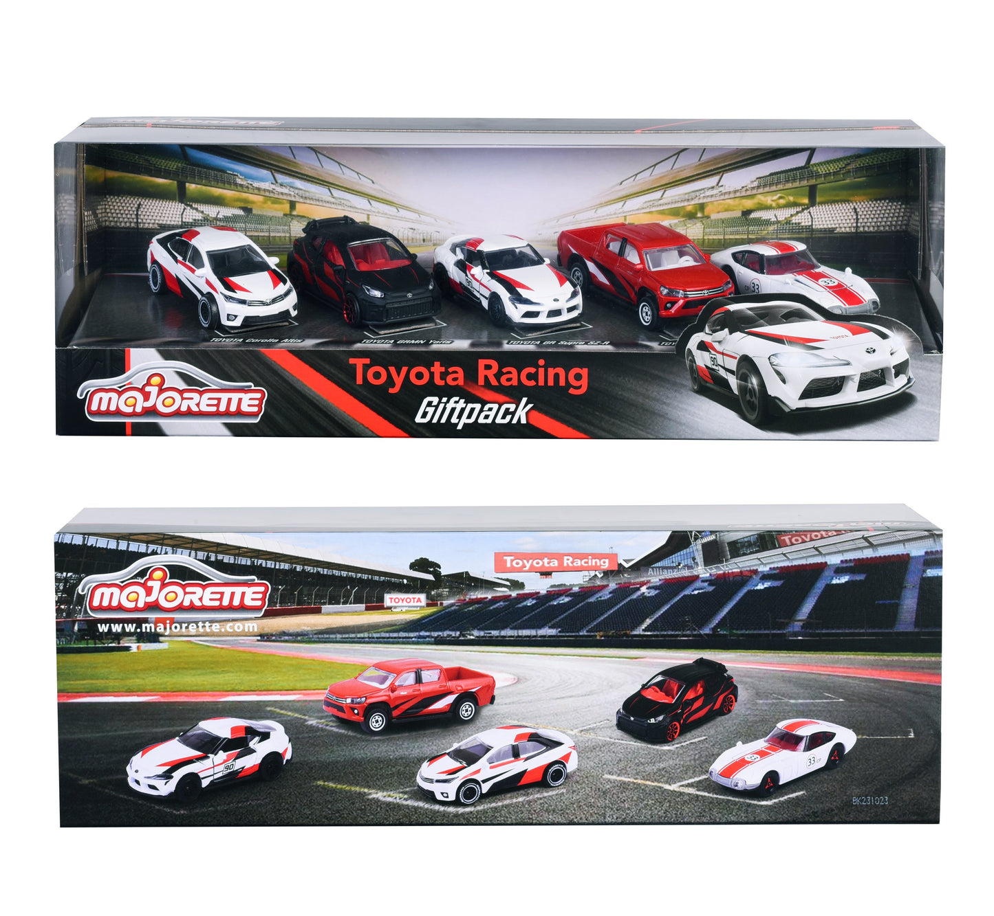 Majorette - Toyota Racing 5 Pieces Giftpack