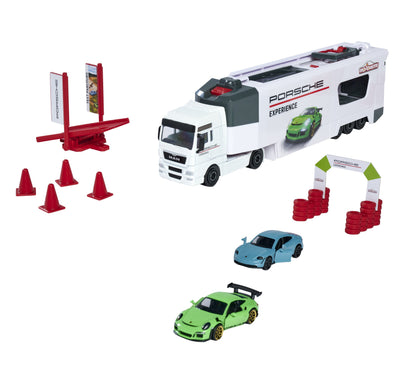 Majorette - Man TGX Truck Porsche Experience+ 2 cars