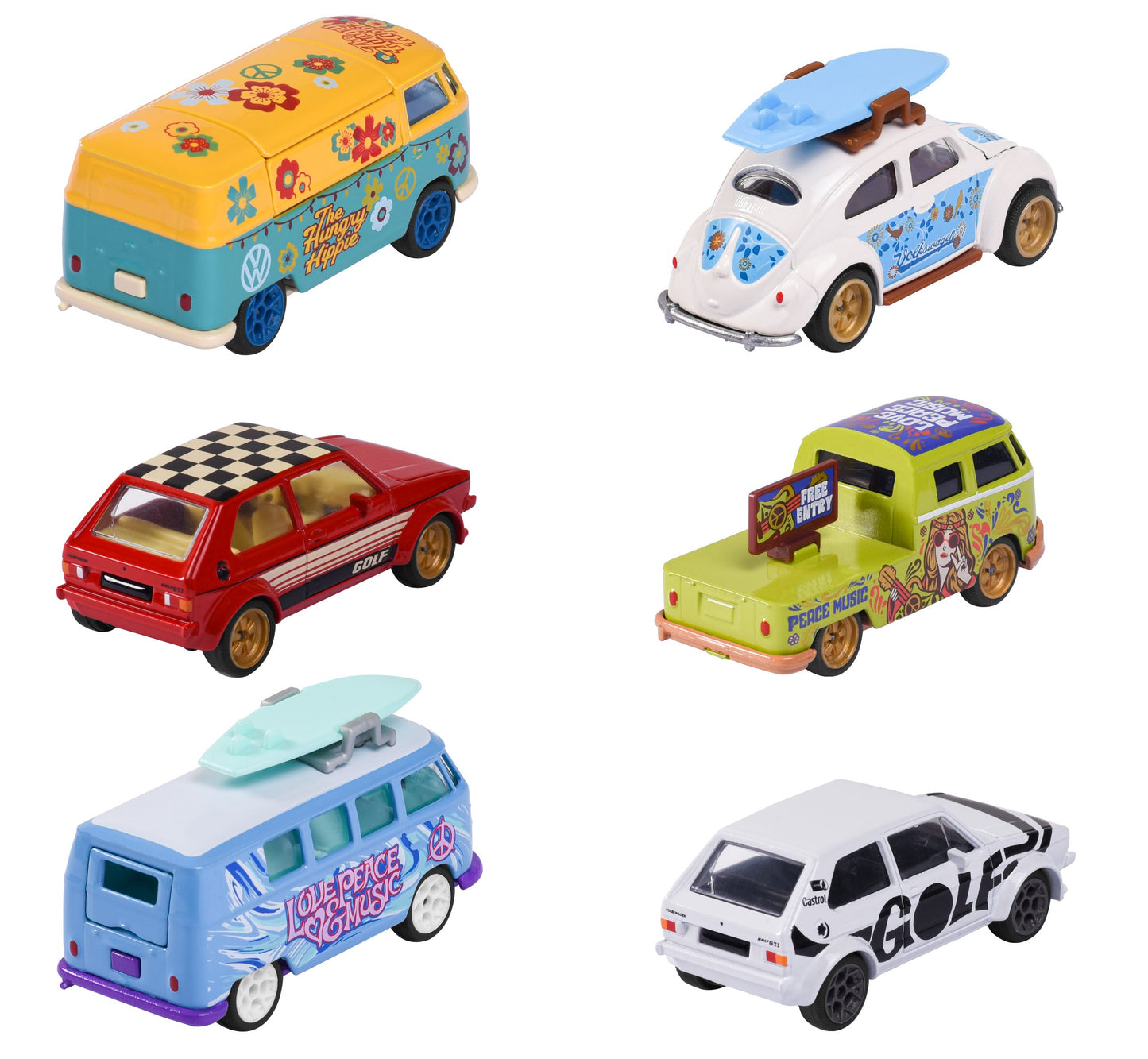 Majorette - VW the originals deluxe cars