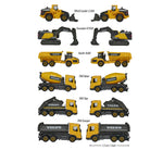 Majorette Volvo Construction Vehicle Die-Cast Toy — 1pc