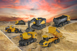Majorette Volvo Construction Vehicle Die-Cast Toy — 1pc