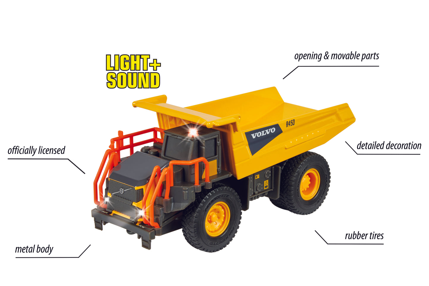 Majorette - Volvo Hauler Rigid R45D